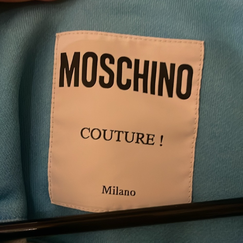 Moschino Couture Countryside Cow Scoop Neck Sweatshirt Size S US 4/6 - Picture 10 of 13